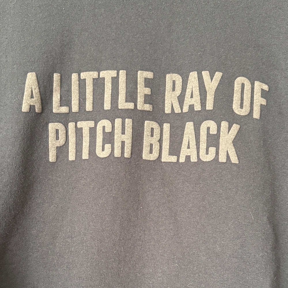 Black Graphic Unisex Sweatshirt